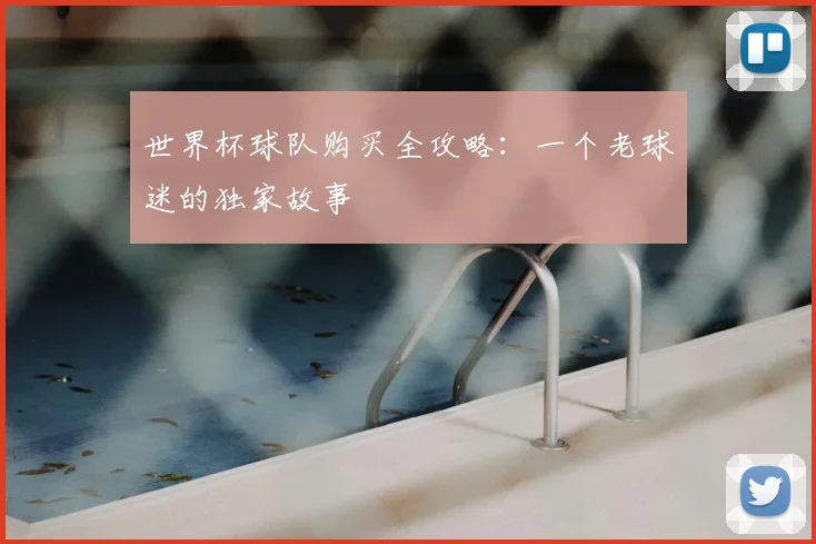 世界杯球队购买全攻略：一个老球迷的独家故事