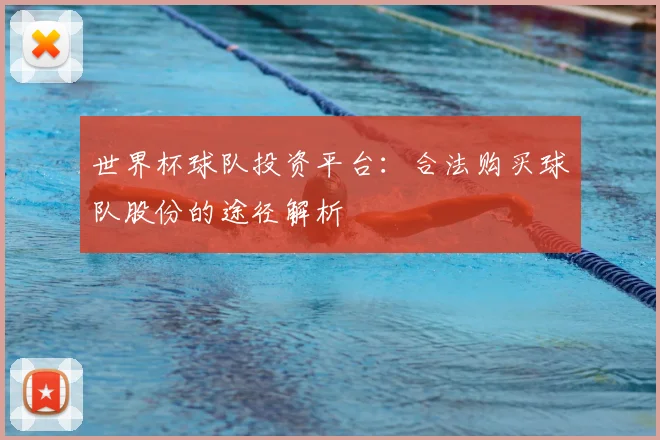 世界杯球队投资平台：合法购买球队股份的途径解析